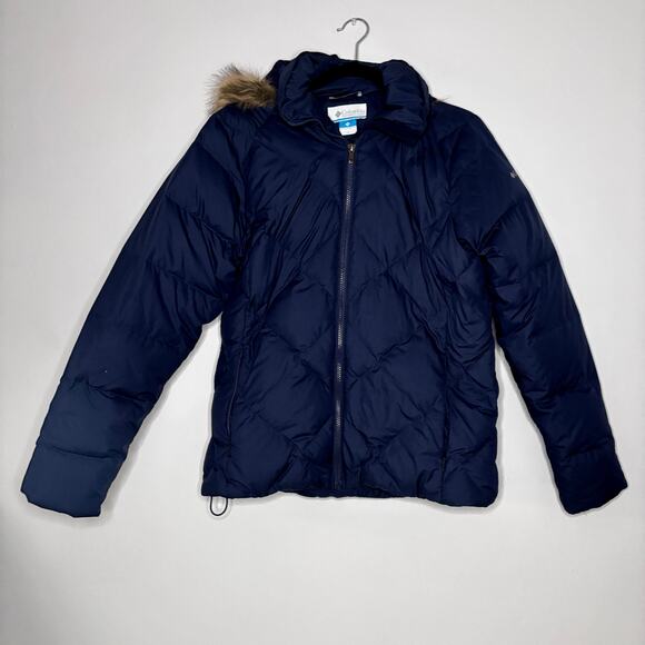 Columbia Women’s Icy Heights II Down Jacket Size Small Removable Hood - Picture 7 of 16